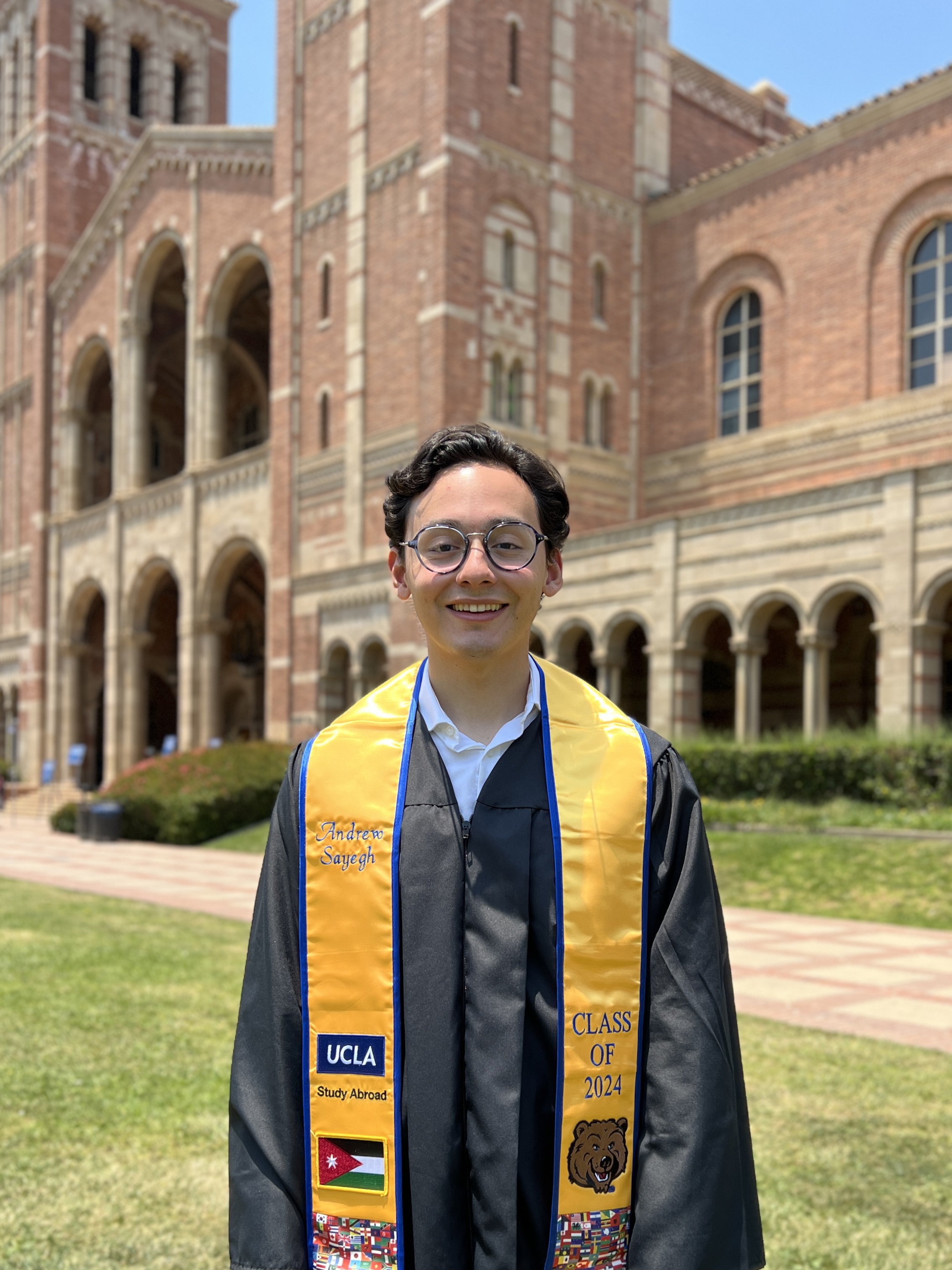 Andrew Sayegh at UCLA Graduation